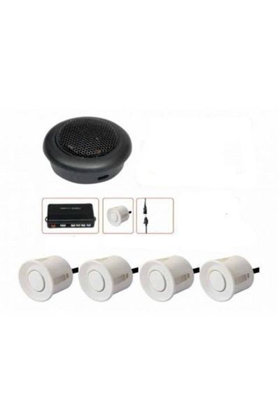 Sentinel Car Parking Sensor With Bi Bi Sound Alert White Color 22 Mm
