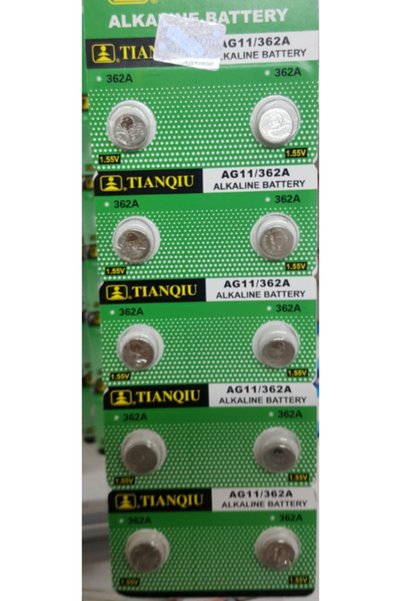TIANQIU Saat Pili Ag11 10’lu Paket Lr721 Sr362w