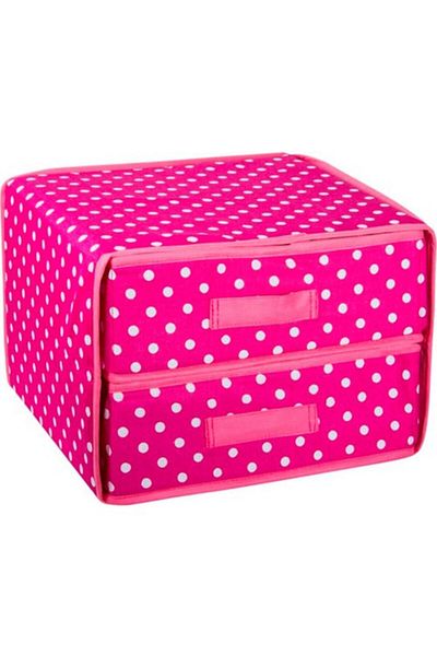 Carneil 2 Compartment Foldable Organizer - Assortment with Cloth Drawers