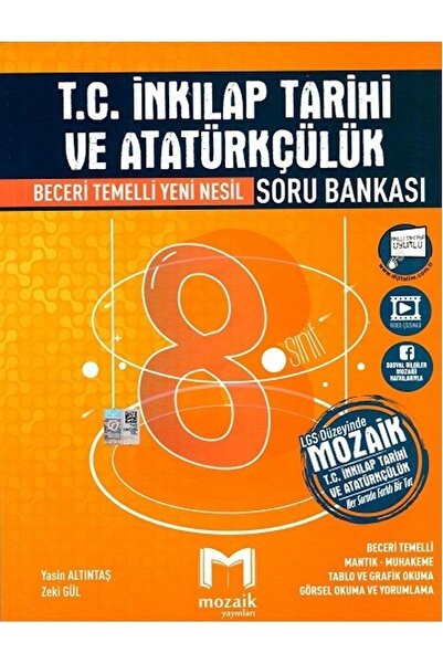 Mozaik Yayınları Mozaik Yayınları 8. Sınıf LGS T.C. İnkılap Tarihi ve Atatürkçülük Soru Bankası