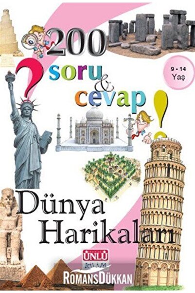 Ünlü Yayınları 200 Soru Ve Cavep - Dünya Harikaları