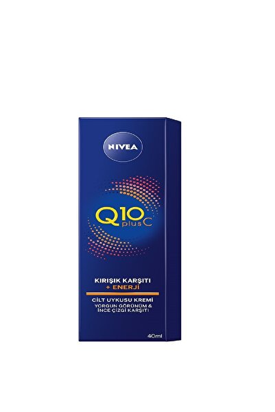 NIVEA Q10 Plus C Enerji Cilt Uykusu Kırışık Karşıtı Gece Kremi 40 Ml