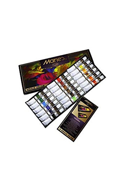 Genel Markalar 18 Renk Akrilik Boya 818B 12 Ml Mrmar0016