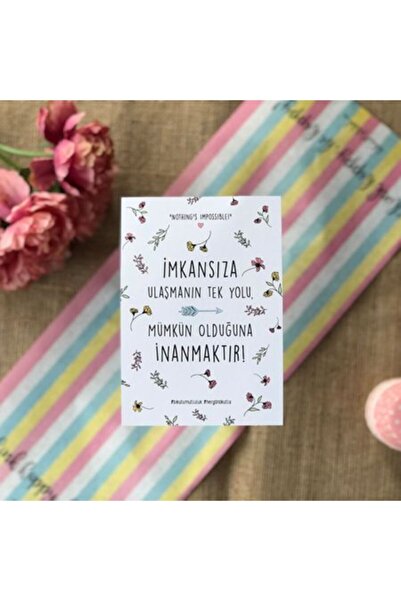 Bikutumutluluk Imkansıza Inan Mottolu Hediye Kartı
