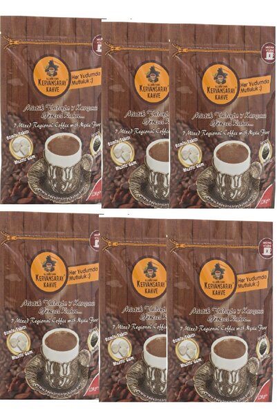 Kervansaray Kahve Kervansaray 7 Karışımlı Damla Sakızlı 120 gr X 6 Adet