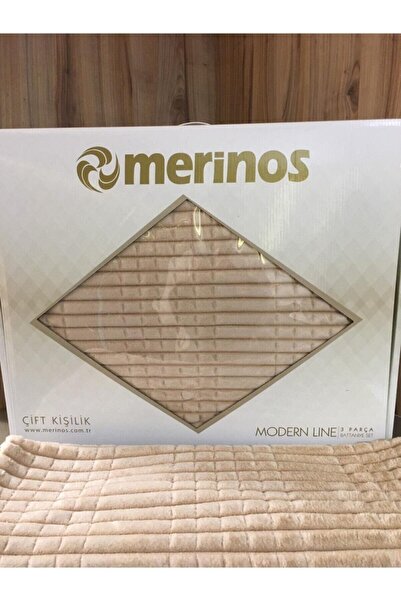 Merinos Modern 3 Parça Yatak Örtüsü