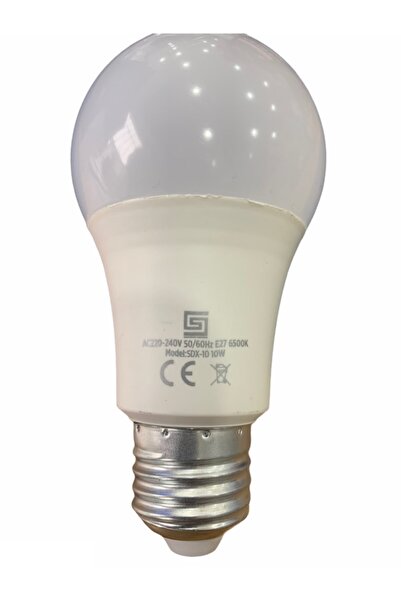 ATA ELEKTRONİK Kaliteli Tasarruflu 220 Volt 10 Watt Beyaz Işık Led Ampul Işık...