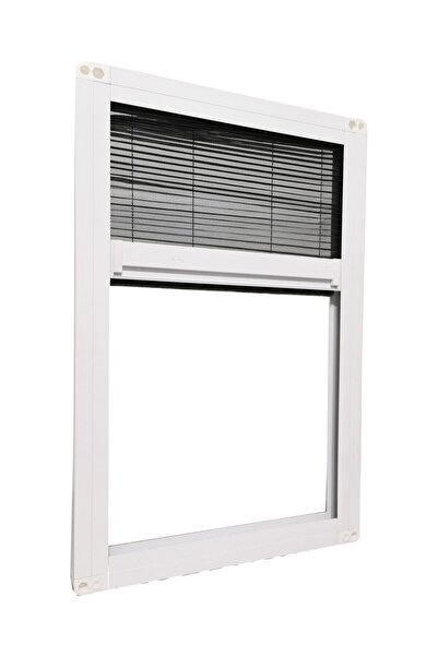 Deniz Cam Sineklik Plise Dikey Sineklik Beyaz Pileli  Akordiyon Kapı Ve Pence...