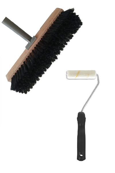 FırsatYapıMarket Whitewash Brush + Roller Set