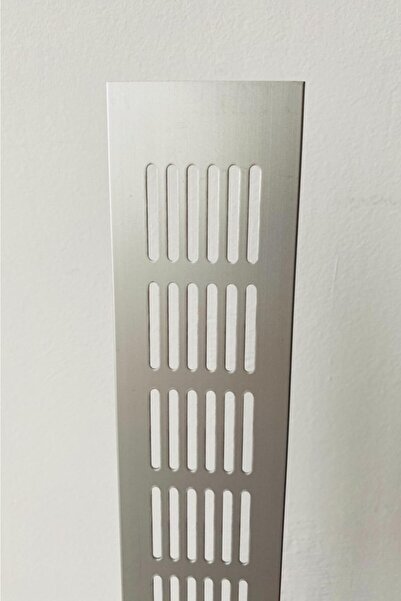 Genel Markalar Aluminyum Havalandırma Menfezi 60*400mm, Gümüş