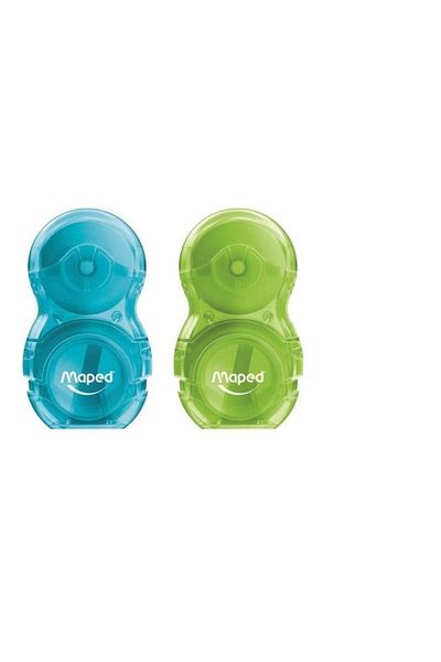 Maped Loopy Display Pencil Sharpener with Eraser049111 2 Pieces