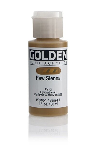 Golden Fluıd Acrylıc 30 Ml Seri 1 Raw Sıenna