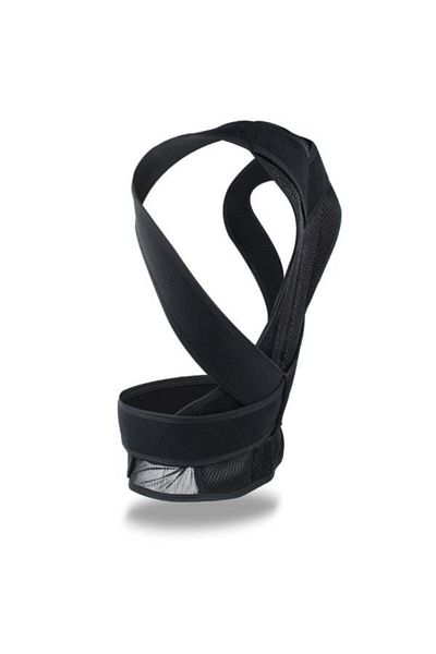 Ankaflex Unisex Μαύρος κορσές όρθιας στάσης Καμπούρα Διπλό σύρμα στήριξης σπονδυλικής στήλης Κορσέ πλάτης μέσης