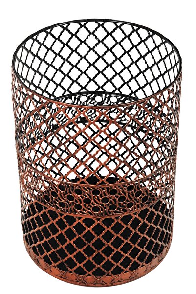 VENON Home Metal Çok Amaçlı Sepet (350X480) Siyah Bakır Patine