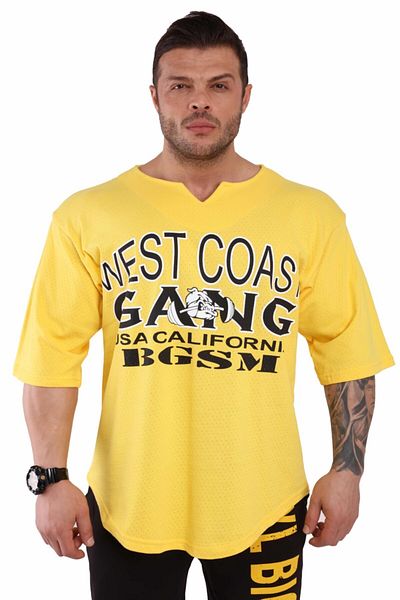Big Sam تي شيرت للتدريب على بناء الجسم من West Coast 3285
