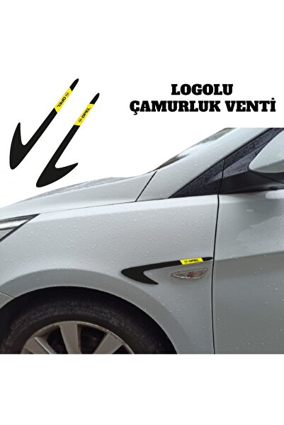 Otoaksefuar Opel Corsa B Çamurluk Venti (sağ - Sol) Parlak Siyah (logolu)