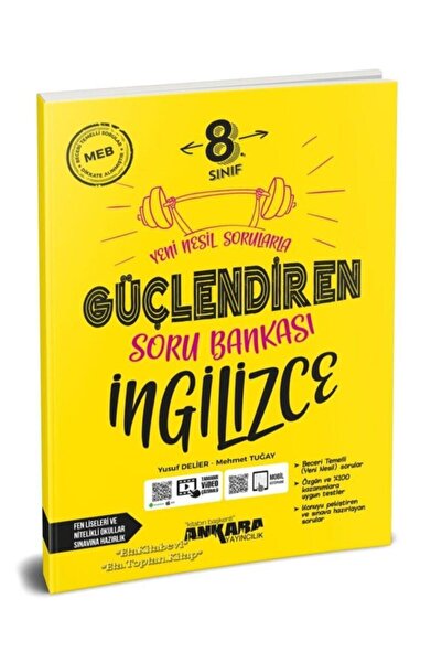 Ankara Yayınları Ankara Yayıncılık 8. Sınıf Lgs Ingilizce Güçlendiren Soru Ba...