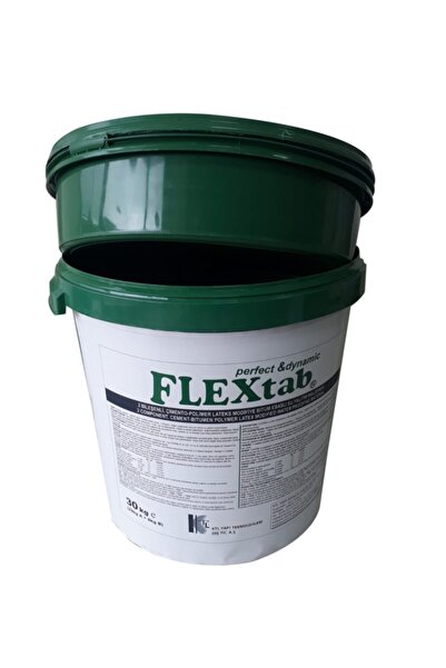 flextab Çift Bileşenli Çimento Polimer Lateks Modifiye Bitüm Esaslı Su Yalıtı...