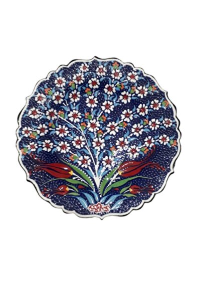 Sultan Çini -çini El Emeği Teşhip Sanatı Özel Tasarım Kabartma Desenli Çini 3...