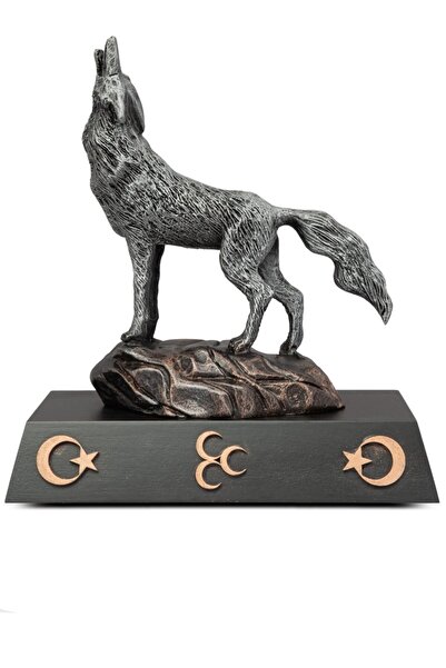 Gift Garden Uluyan Kurt Figürlü Masa Üstü Biblo