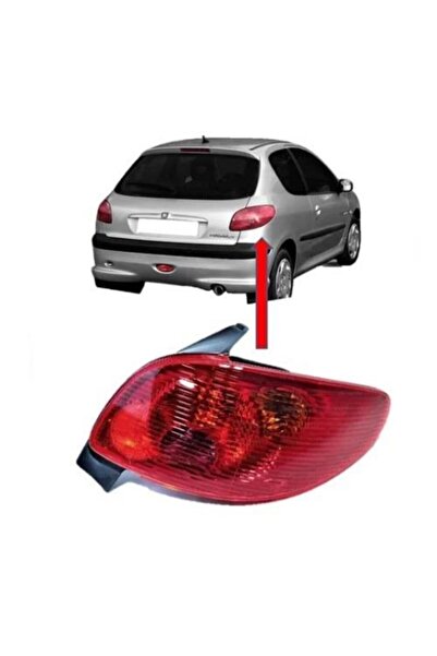 Mars Arka Stop Lambası Sağ Peugeot 206 1997-2009 6351.s0