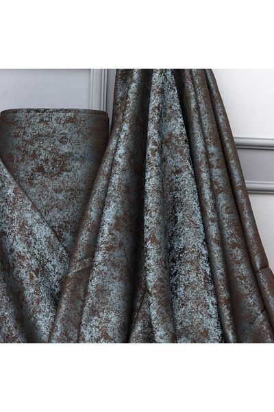 LEVENT ÖZEL Jacquard Background Curtain Fabric 100x280 Dejavu