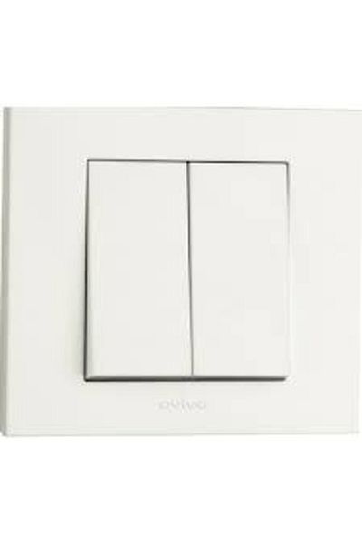 OVİVO Commitator White Lamp Switch