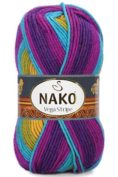 NAKO Vega Stripe 100g K82410