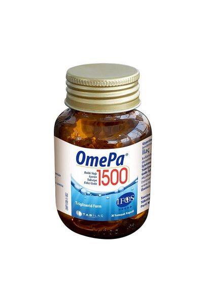 Omepa 1500 Fish Oil Containing Food Supplement 30 Soft Capsules