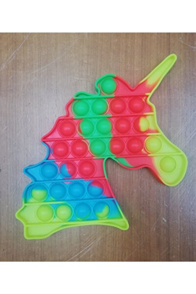 Şeker Adası Büyük Unicorn Popit Özel Pop Duyusal Oyuncak Zihinsel Stres Oyunu...