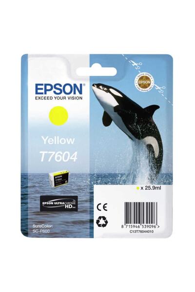 EPSON T7604-c13t76044010 Sarı Orjinal Kartuş