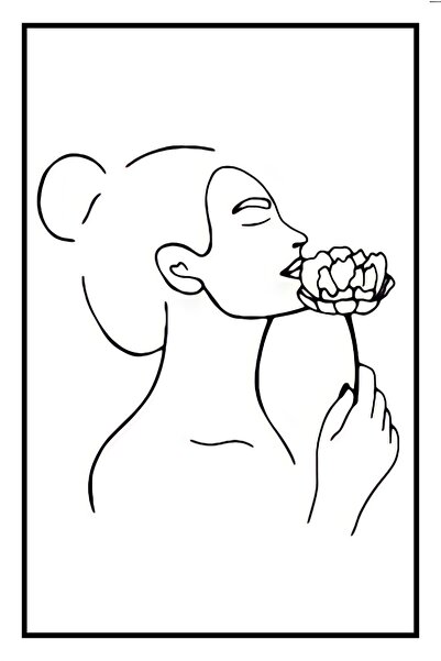 hediyeniburadabul Hbb Art Collection Abstract Design Wooden Painting/Poster