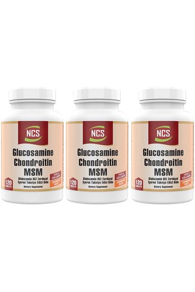NCS Glucosamine Chondroitin Msm 120 Tablets X 3 Boxes of Glucosamine