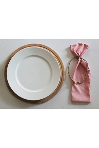 Çizgikare Σακούλα μαχαιριών σε σκόνη ροζ (4 τεμάχια)