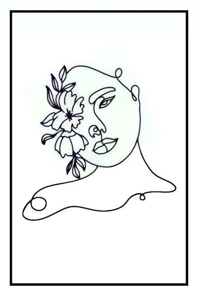 hediyeniburadabul Hbb Art Collection Abstract Design Wooden Painting/Poster