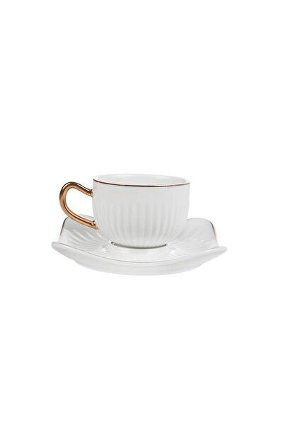 Emsan Nasip White 2-Person Coffee Cup Set 90 ml