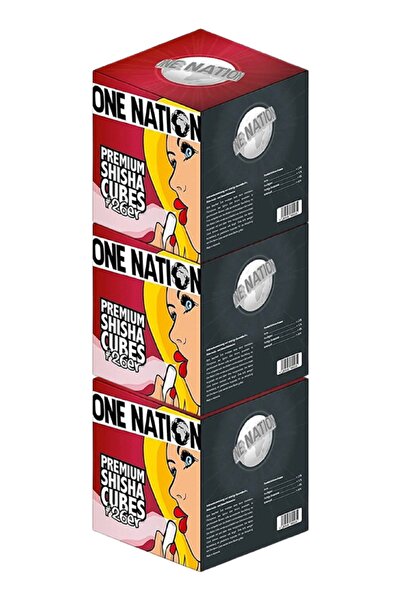 One Nation Nargile Köz Paketi 3 Kg+ Hazır Folyo Hediyeli