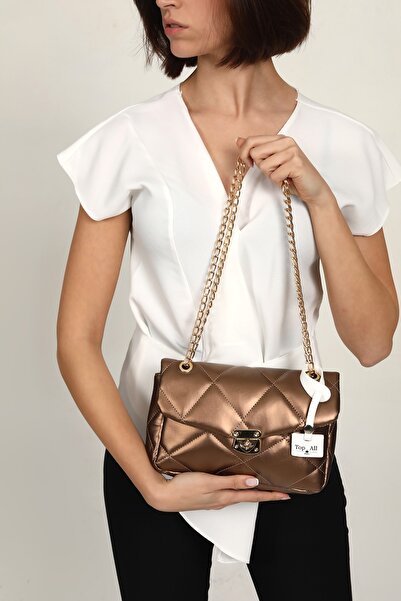 Top All BAG Bronze Women's Hand And Shoulder Quilted Bag