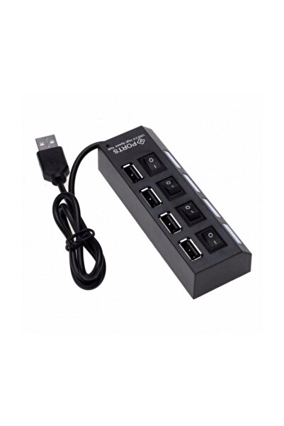OEM Ekstra Kalite Işıklı 4 Port Anahtarlı Usb Çoklayıcı