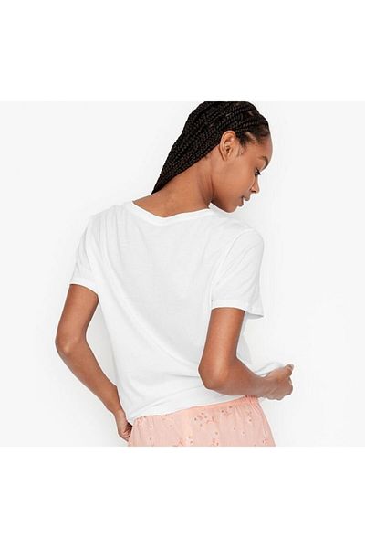Victoria's Secret Women's Cotton T-shirt(T-shirt)