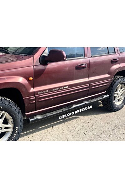 EserOtoAksesuar Nissan Skystar Çift Kabin 75'lik Siyah Boru Yan Basamak