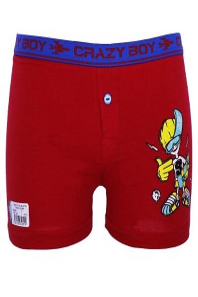 Tutku 2 Adet Baskılı Erkek Çocuk Boxer Mnt İç Giyim