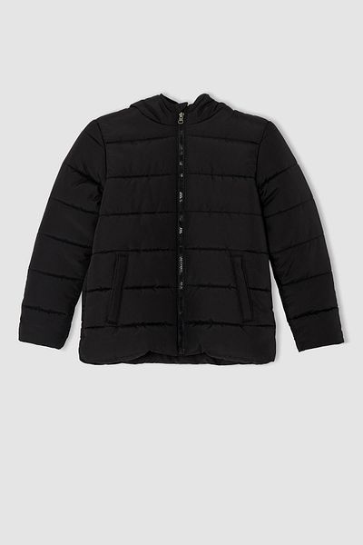 DeFacto Boy's Hooded Fleece Coat