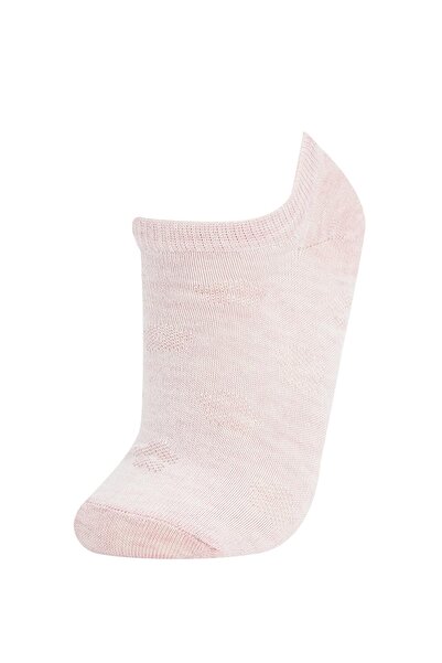 DeFacto Women's Multicolored Patterned 3-Piece Booties Socks V5126AZ21AU