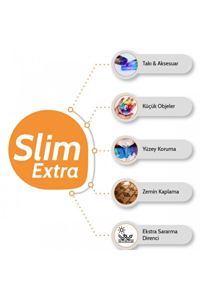 Resinin Slim Extra 7500 Gr A+b Ekstra Sararma Dirençli Ultra Şeffaf Epoksi Reçine