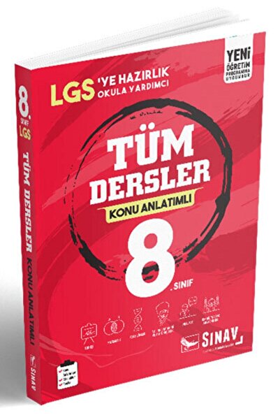 Sınav Yayınları Sınav 8. Sınıf Tüm Dersler Konu Anlatımlı Sınav Dergisi Yayın...