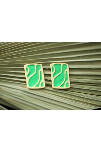 Green Art Earrıngs