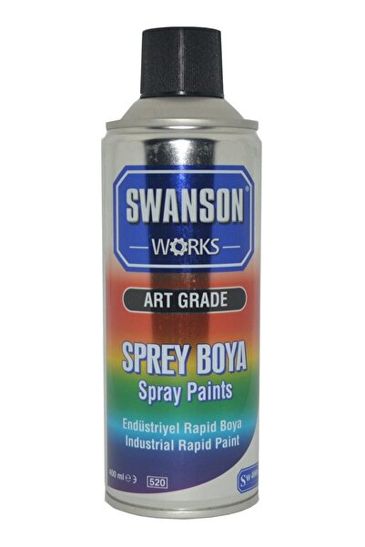 SWANSON Sprey Boya Siyah 400ml.