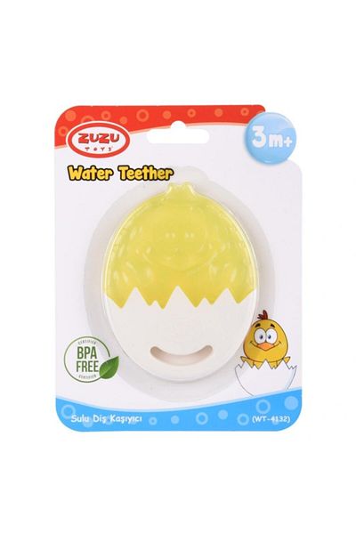 Zuzu Toys عضاضة على شكل بيضة مكسورة - أصفر