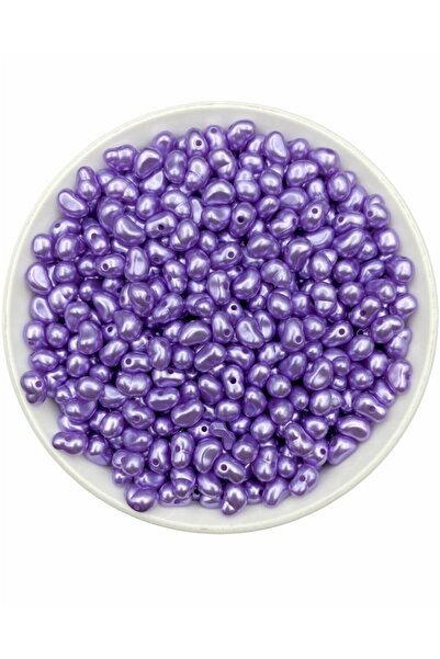 Hedef Bijuteri حبات لؤلؤ باروكي فاخرة من البلاستيك عديم الشكل باللون الأرجوان...